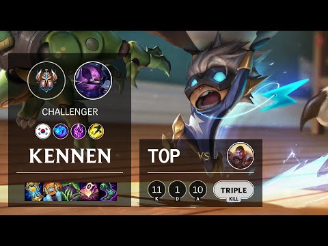 Kennen Top vs Jayce - KR Challenger Patch 11.5
