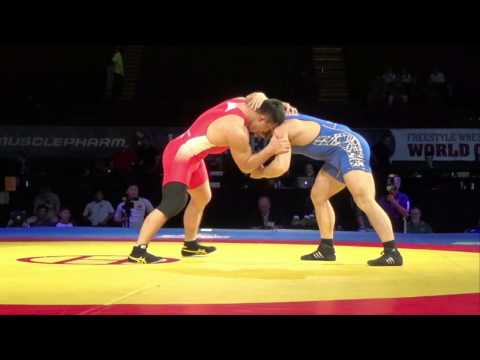 97 KG Nodar Edgadze Georgia vs  Dorjkhand Khuderbulga Mongolia