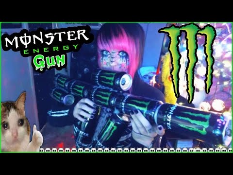 How to make a Monster Energy Gun Tutorial DIY