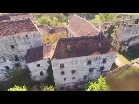 Burg Seebenstein aus Drohnensicht