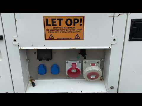 Denyo Kubota 30 kVA Supersilent generatorset stocknr 3613