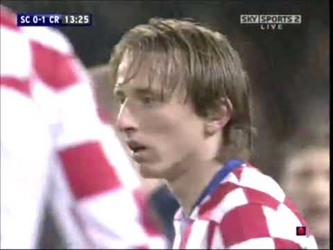 Luka Modric vs Scotland (Scotland vs Croatia 26/03/2008)