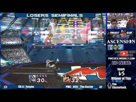 "Ascension 6/18/16" - Ivayne (Wolf) v. The Doctor (Mario) - Losers Semis