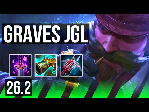 GRAVES vs EVELYNN (JGL) | Good KDA: 26/1/10, 44K damage | KR Master | 26.2