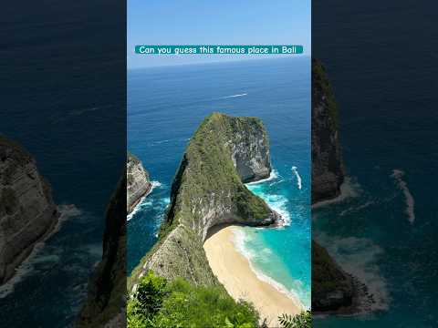 Can you guess this famous place in Bali ? #Bali #beach #travel #bluewater