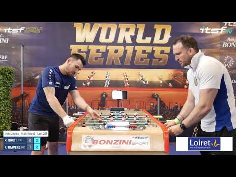 F. Travers vs R. Droit - Men Singles - Last 256 - ITSF World Series Bonzini 2025