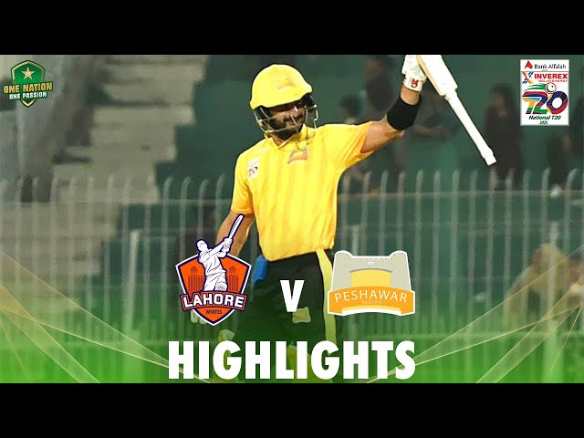 Full Highlights | Lahore Whites vs Peshawar | Match 3 | National T20 Cup 2025 | PCB | MA2A