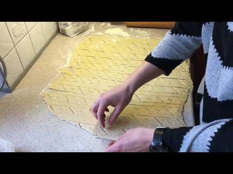 Danish Christmas cookies in the making