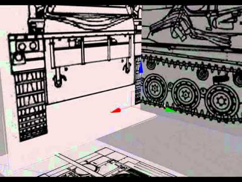 modeling an AMX-13 in 3ds max. part1: scene setup