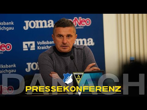 Press conference after TSG Hoffenheim II - Alemannia Aachen