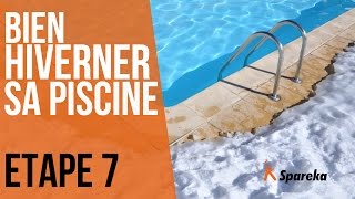 Hivernage de la piscine - Etape 7 : recouvrir la piscine