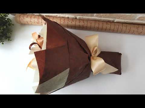 Букет из чая - Амарант коричневый - Подарочный набор чайный букет