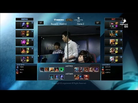 SKT vs SSB Game 2 Highlights - SK TELECOM T1 vs SBENU SONICBOOM - W7 LCK Champions Korea Summer 2015