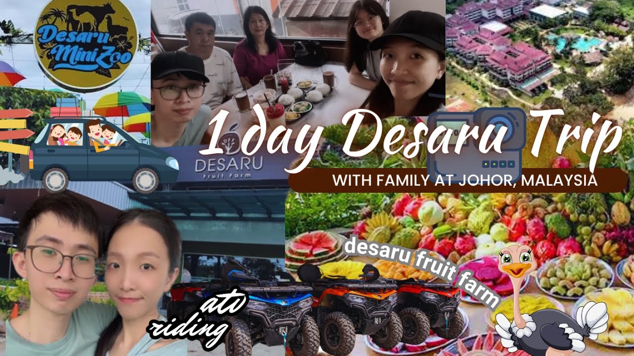 【柔佛迪沙鲁一日游 Desaru 1 Day Family's Trip】Famous Destination Plan in Johor, Malaysia Trip 马来西亚柔佛的攻略推荐