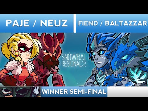 Fiend & Baltazzar vs Pajé & Neuz | Winners Semis | SnowBAL 2v2