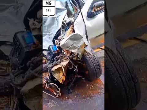 Acidente na MG 111 em Santana do Manhuaçu MG.