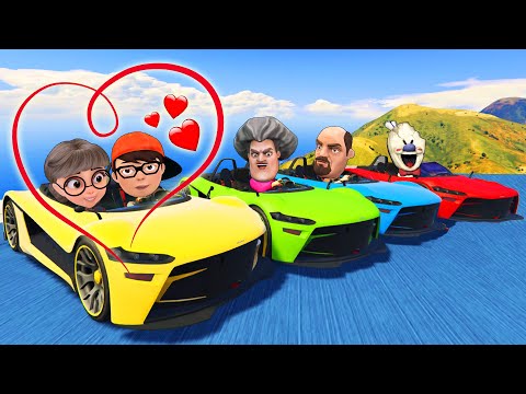 Scary Teacher 3D Fat- Tani hate Ice Scream - Race In the Sea City!!! | Funny Animation and The end