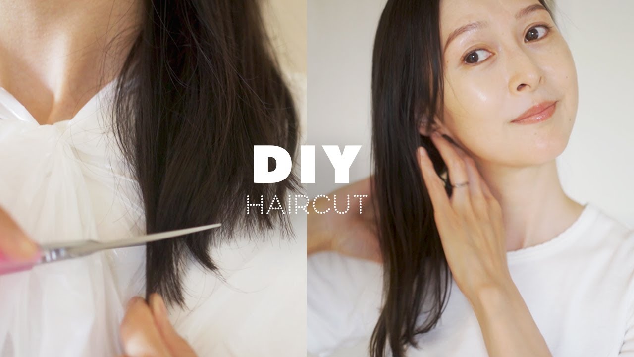 傷んだ毛先をセルフカットで整える【DIY】