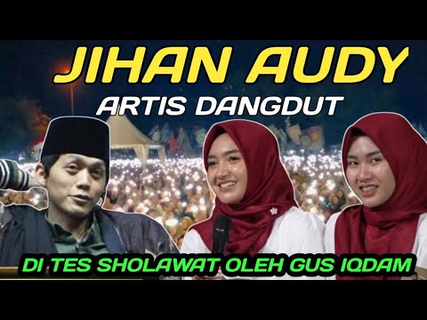 Gus Iqdam's latest⁉️Jihan Audy, a dangdut artist, was tested on sholawat by Gus Iqdam at the Sabi...