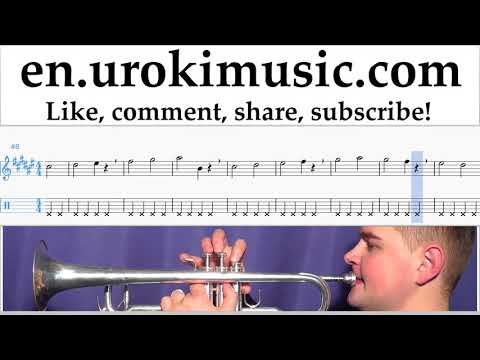 Trumpet lessons Silvestre Dangond Nicky Jam - Cásate Conmigo Sheet Music Tutorial Part#1 um-i352