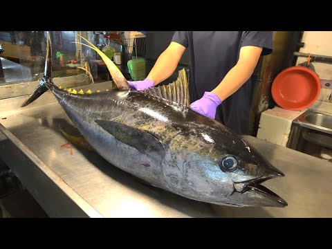 Mastering the Art of Tuna Sashimi and Sushi: Precision Cutting Perfection