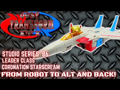 JUST TRANSFORM IT!: Studio Series '86 Leader Coronation Starscream