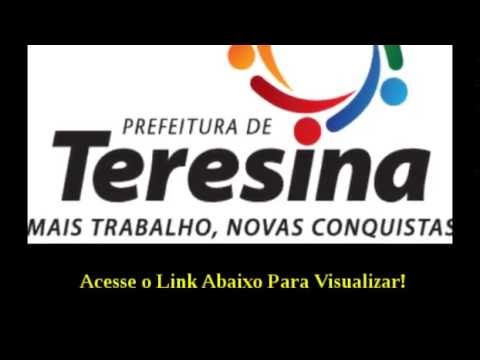 Gabarito Concurso Prefeitura de Teresina-PI 2016 (28/08/2016)