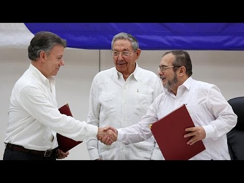بان كي مون على قائمة المدعوين لتوقيع وثيقة السلام بين كولومبيا وفارك