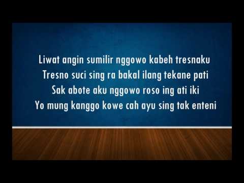 N D X AKA ft Dela Santika TANGISE ATIKU LIRIK