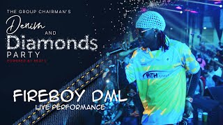 Fireboy Performance - Denim & Diamonds Rave