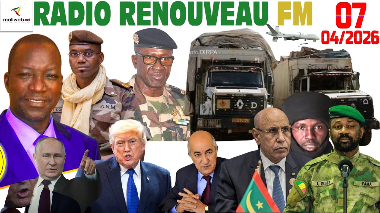 La Revue de Presse de la RADIO RENOUVEAU FM du 07 Avril 2026