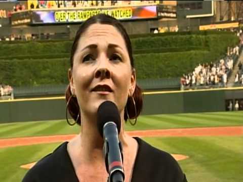 Jen Sings the National Anthem for the Chicago White Sox - August 10, 2010