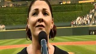 Jen Sings the National Anthem for the Chicago White Sox - August 10, 2010