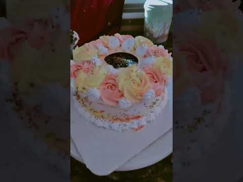 cake design#cake  #howtomakecakecreamathome