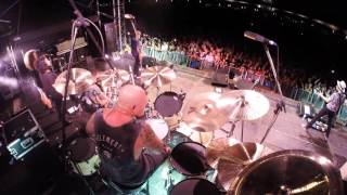 Jackie Barnes DrumCam - Jimmy Barnes - "Lay Down Your Guns"