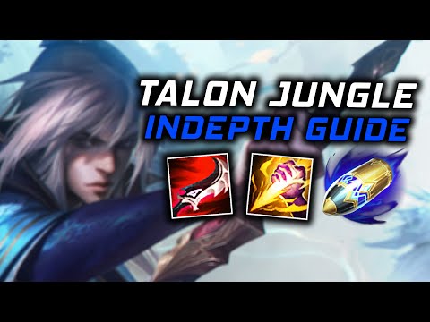 INDEPTH TALON JUNGLE GUIDE (TALON RUNES, BUILD, JUNGLE PATH) - SEASON 12 TALON GUIDE