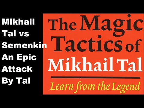 Mikhail Tal vs Semenkin - Riga (1954) #47