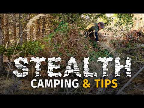 🌿 Stealth camping with tips / Solo Overnighter with Carinthia Observer & camouflage net