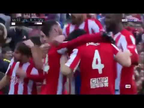 Gol de Canella [0-1] - Jª22: CD Leganés - Real Sporting (esRadio Asturias)