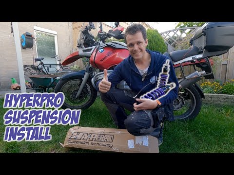 BikeMods - HyperPro install - R1100GS