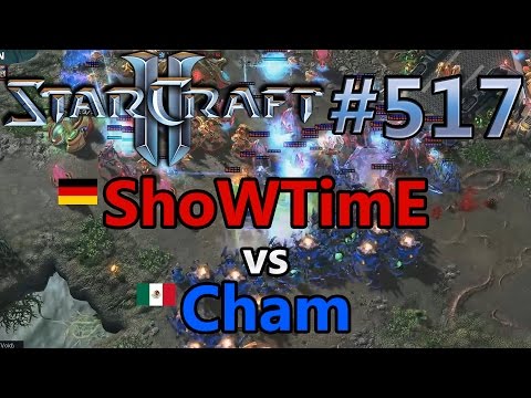 ShoWTimE (P) vs Cham (Z) | NationWars IV | Deutschland vs Mexiko | Starcraft 2: Replay-Cast #517