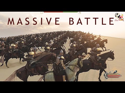 500 EMPIRE HORSE ARCHERS VS 500 ASERAI INFANTRYS & ARCHERS | MOUNT & BLADE II BANNERLORD