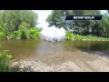High speed river crossing in jeep JK 