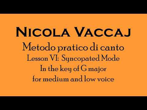Lesson 6, Syncopated Mode
