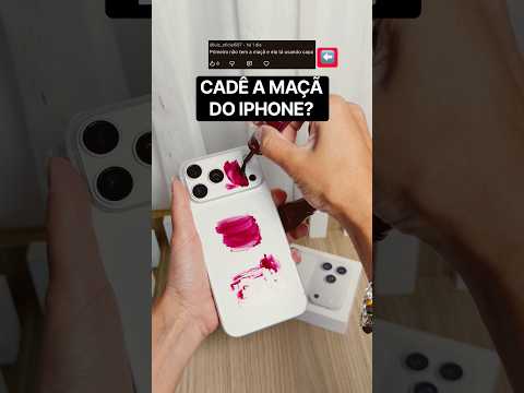 Cadê s maçã do iPhone? 🤔🍎 #iphone18promax #iphone #iphone17promax -Publicidade