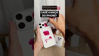Cadê s maçã do iPhone? 🤔🍎 #iphone18promax #iphone #iphone17promax