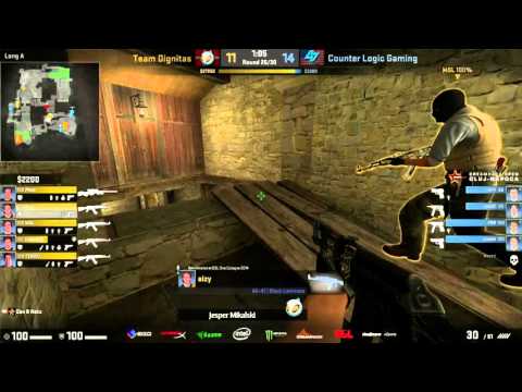 Aizy Pro Nade vs CLG @ Dreamhack cluj