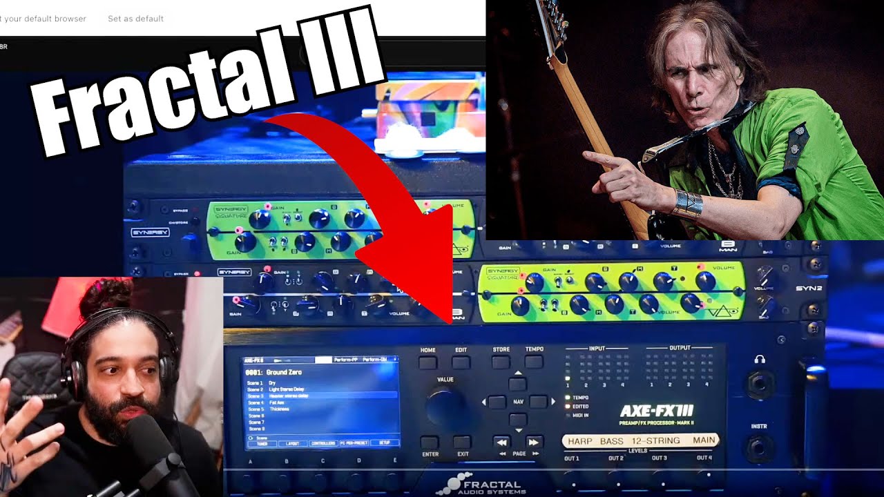 STEVE VAI está usando Fractal? REACT do RIG de turnê explicado