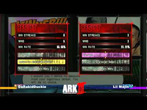 ARK III - Marvel vs. Capcom 3 - DaRabidDuckie vs. Lil Majin