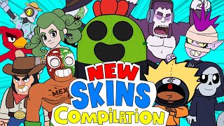 BEST SKINS IDEAS BRAWL STARS ANIMATION COMPILATION #62